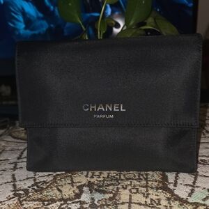 CHANEL Nylon Parfum / Cosmetic  Fold-Over Pouch